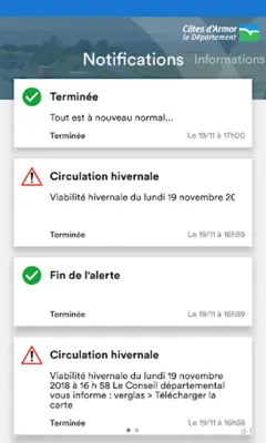 Inforoutes22 android App screenshot 4